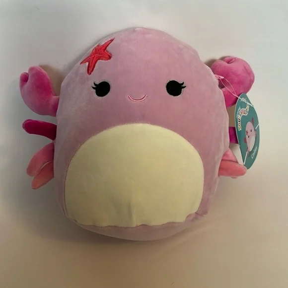 Squishmallows 8" Cailey The Crab with Starfish Stuffed Animal Toy - Picture 1 of 9